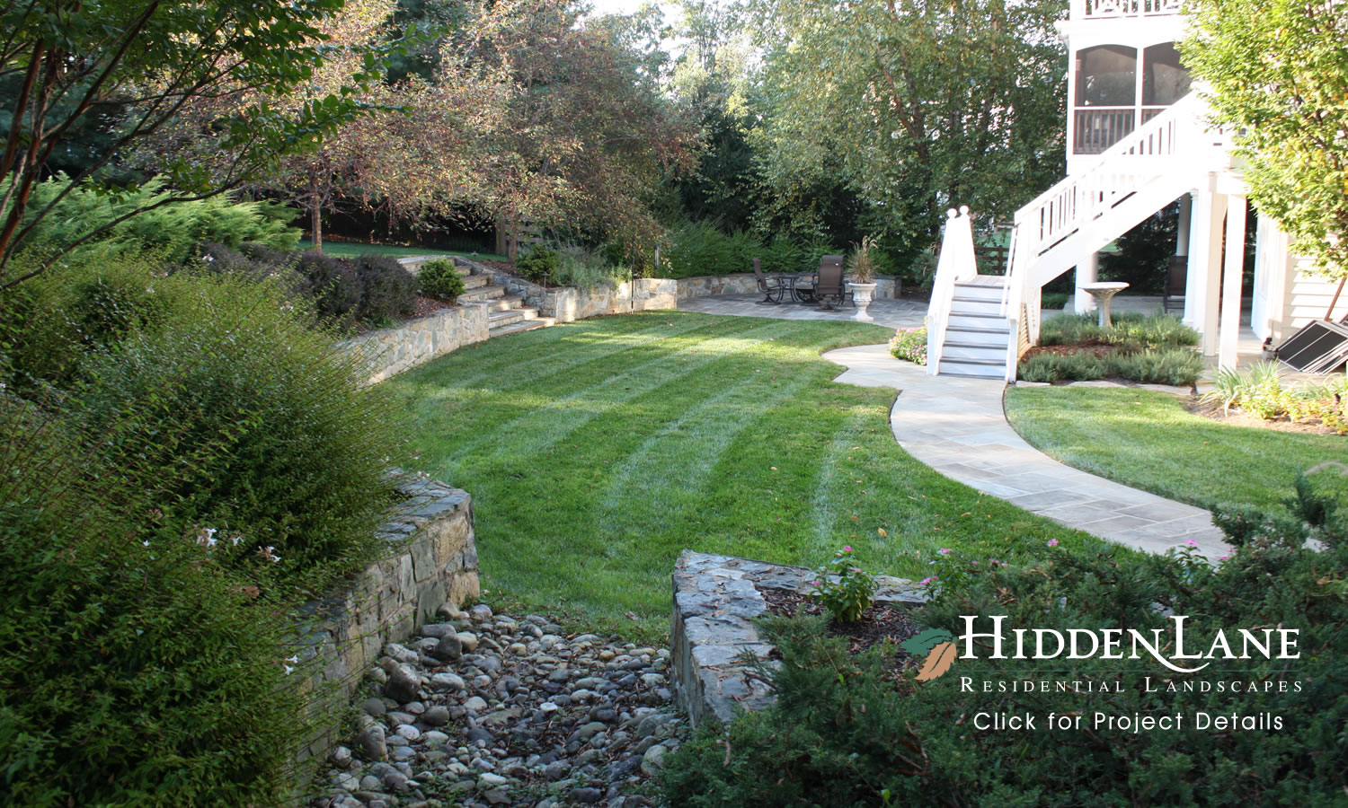 Herndon Residential landscape design, landscaping installation, landscape care