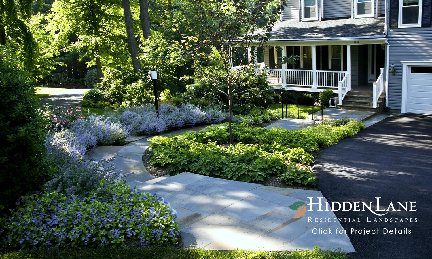 Reston Residential landscape design, landscaping installation, landscape care